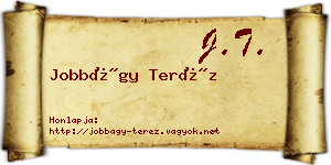 Jobbágy Teréz névjegykártya